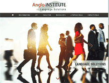 Tablet Screenshot of angloinstitute.com